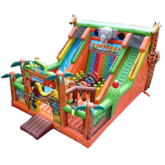 CH Latest Design Commercial Outdoor Giant Jungle Animal Theme Inflatable Park For Rental