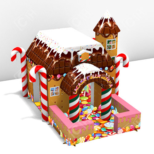 CH Commercial Cute Inflatable Dessert House Inflation Snacks Bouncer House Tent For Sale