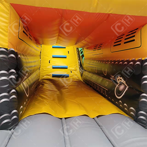 CH New Designer Giant High Quality Robot Theme Inflatable Jumping Bouncer Theme Park With Dry Slide For Outdoor