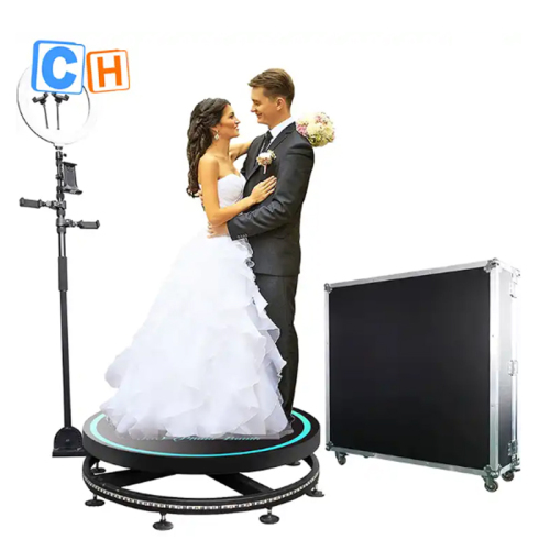 CH 360 camera photo booth 360 photo booth enclosure backdrop for party wedding