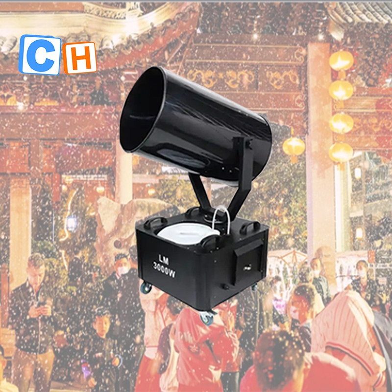 CH 3000W/3500W Shake Head Snow Machine Snow Machine Outdoor Making For Wedding Parties