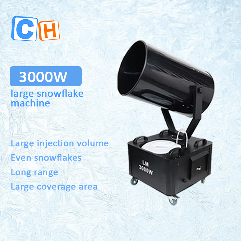 CH 3000W/3500W Shake Head Snow Machine Snow Machine Outdoor Making For Wedding Parties