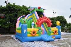 CH Commercial Bouncy Jumping Castles Slides Bouncer Playground High Quality Outdoor Kids Dry Inflatable Bouncer Slide For Party