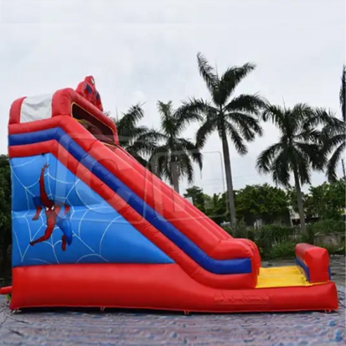 CH Spider Man Bouncy Castle Inflatable Bouncer With Dry Slide,Bounce House Inflatable Bouncer For Kids