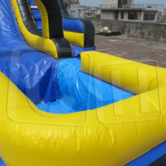 CH Big Inflatable Black Wet Slide For Party, Inflatable Water High slide for summer