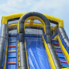 CH Big Inflatable Black Wet Slide For Party, Inflatable Water High slide for summer