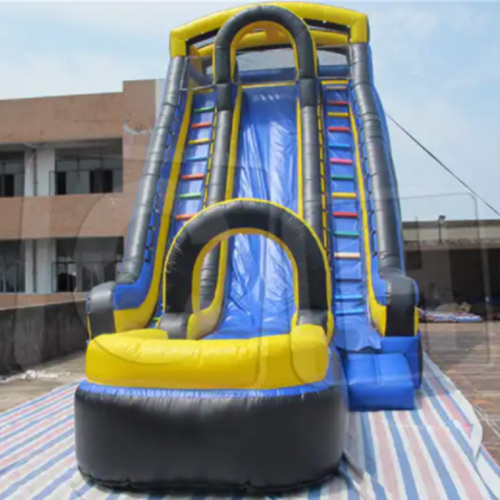 CH Big Inflatable Black Wet Slide For Party, Inflatable Water High slide for summer