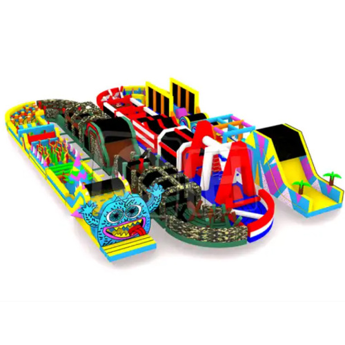 CH New Arrival Inflatable Monster Obstacle Course For Competition,Inflatable 5K Obstacle For Adult