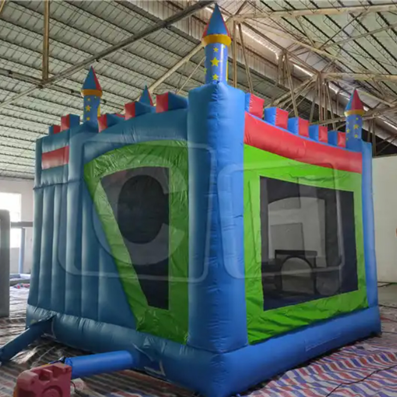 CH Commercial Magic Castle Themd Inflatable Trampoline Unique Design Halloween Magician Cartoon Inflatable Combo For Events