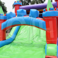 Chinese Trampoline Slide Jumping Castles Inflatable Water Slide Water Bounce House With Slide