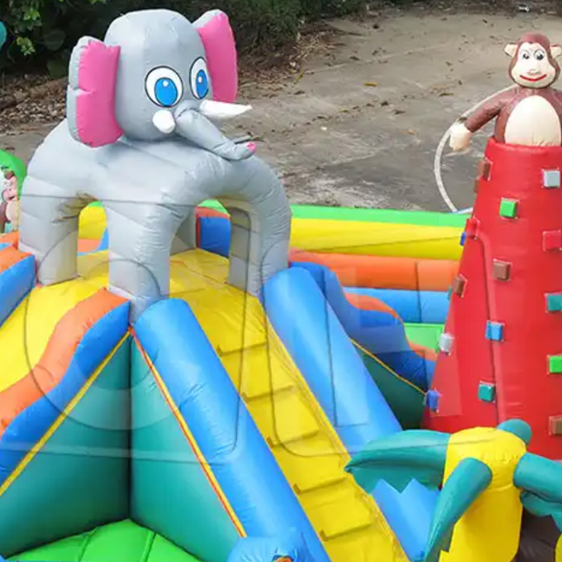 CH Inflatable Bouncy Slide Giant Outdoor Inflatable Playground Park