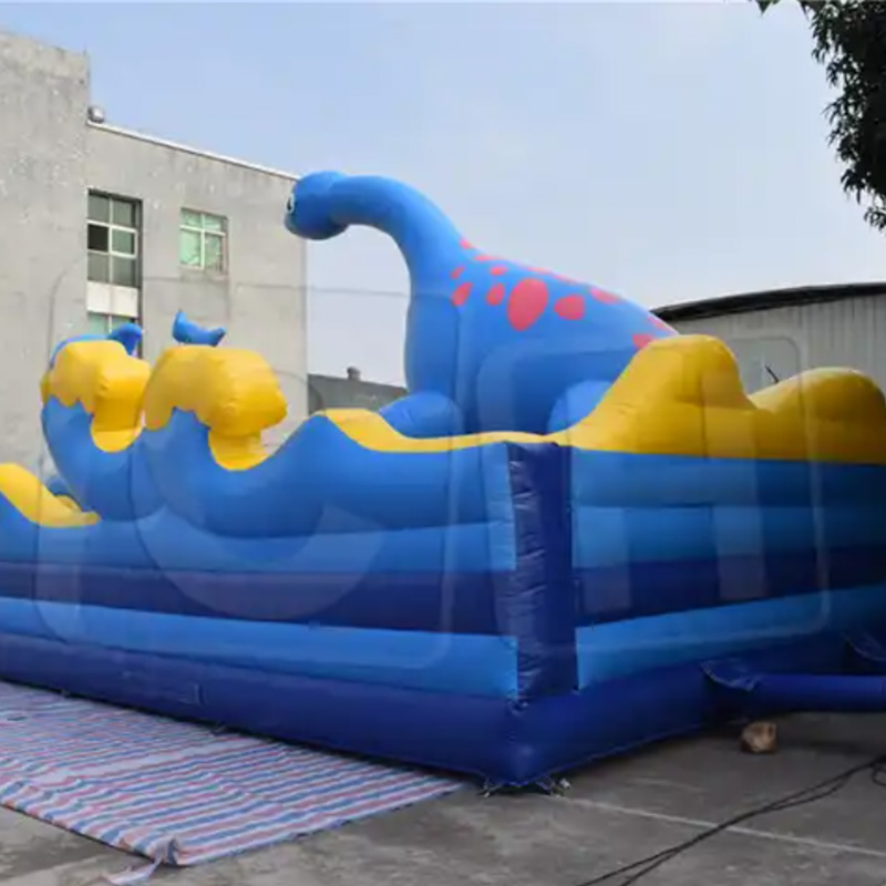 CH Inflatable Children Jumping Bouncy Castle Ocean Animals Inflatable Castle