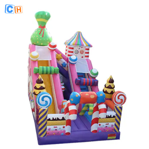 CH Inflatable Bounce Castle Factory CH Colorful Candy Cakes Inflatable Castle