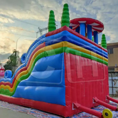 CH New Design Hot Selling Outdoor Inflatable Jumping Bouncy Castle Entertainment City With Slide Bounce Inflatable Bouncer Castle