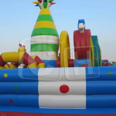 CH China Inflatable Obstacle Course Playground Jumping Castles Inflatable Bouncer Slide Combo Inflatable Fun City For Kids