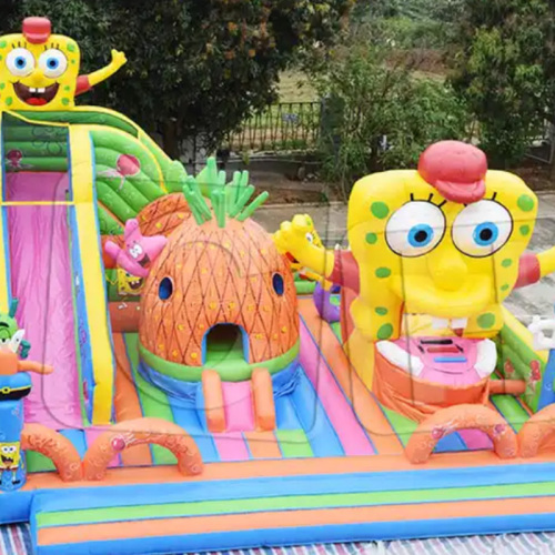 CH Inflatable Bouncy Slide Giant Outdoor Inflatable Fun City Playground