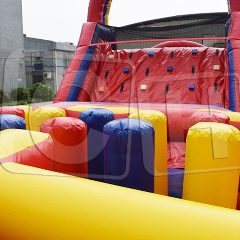 CH Commercial Good Quality Inflatable Obstacle Course With Jumping Bounce House Obstacle Course Combo Dry Slide For Party Business