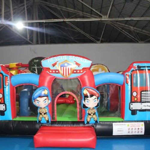 CH Latest Inflatable Commercial Outdoor Custom Jump House Rescue Team Inflatable Bouncer Castle