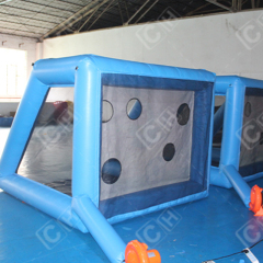 Inflatable Soccer Shootout Game Portable Inflatable Football Shooting Target Post Gate Inflatable Football Goal For party