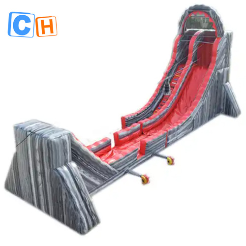 CH Giant Commercial Exciting Rope Way Side&Slip Inflatable Slide/Inflatable Sky Slide Adult Size
