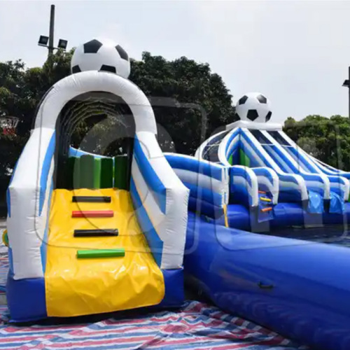 CH Hot Sale Football Mobile Inflatable Water Park With Large Water Pool Inflatable Aqua Park Amusement Park For Sale