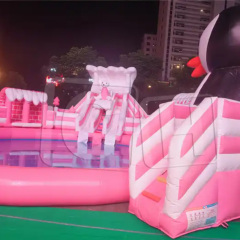 CH Hot Sale Inflatable Water Slide Inflatable Water Park Inflatable Water Games Aqua Park With Pools Swimming Ball Toys Pools