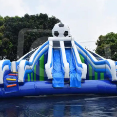 CH Hot Sale Football Mobile Inflatable Water Park With Large Water Pool Inflatable Aqua Park Amusement Park For Sale