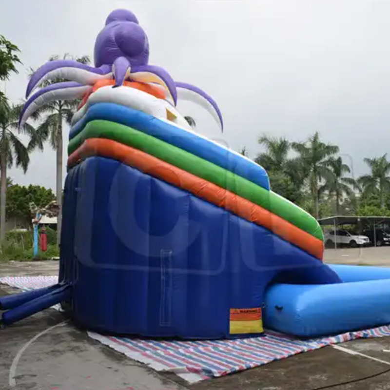 CH Attractive Inflatable Water Park Slide Inflatable Slides Commercial Inflatable Water Slide With Pool For Sale