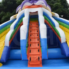 CH Attractive Inflatable Water Park Slide Inflatable Slides Commercial Inflatable Water Slide With Pool For Sale