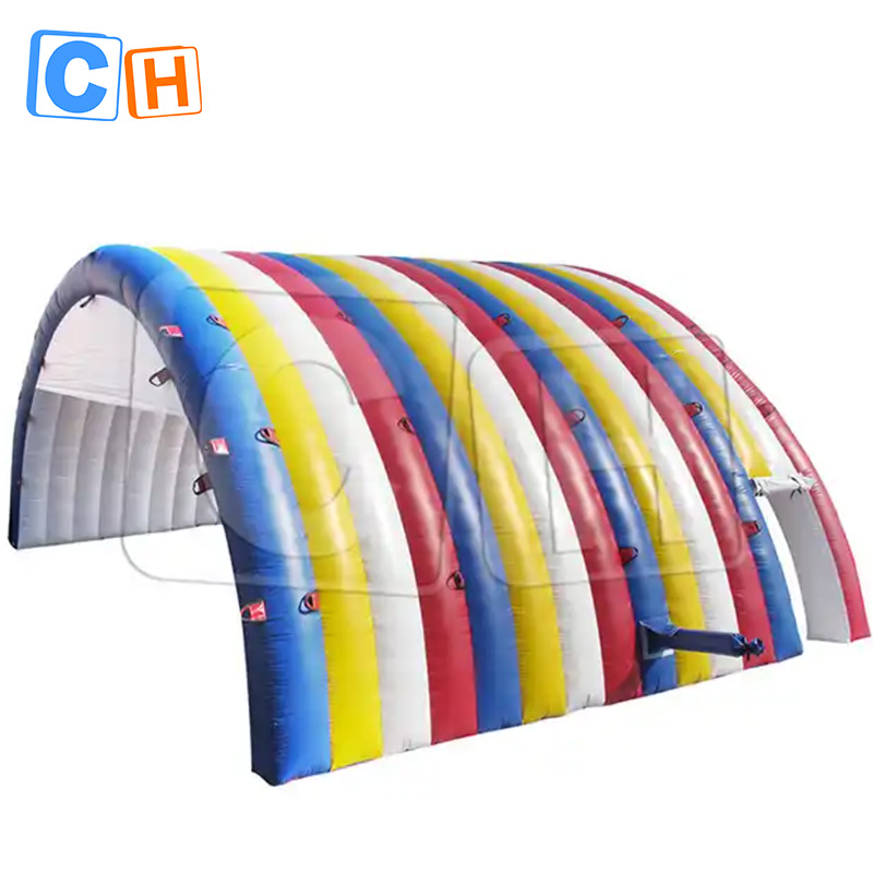 CH Large Outdoor Customizable Bright And Colorful Inflatable Rainbow Tent For Event