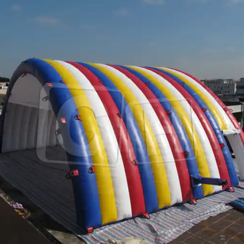 CH Large Outdoor Customizable Bright And Colorful Inflatable Rainbow Tent For Event