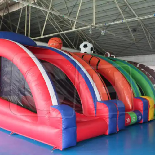 CH Fast Delivery Inflatable 3 In 1 Ball Game For Competition, Inflatable Football Game For Party