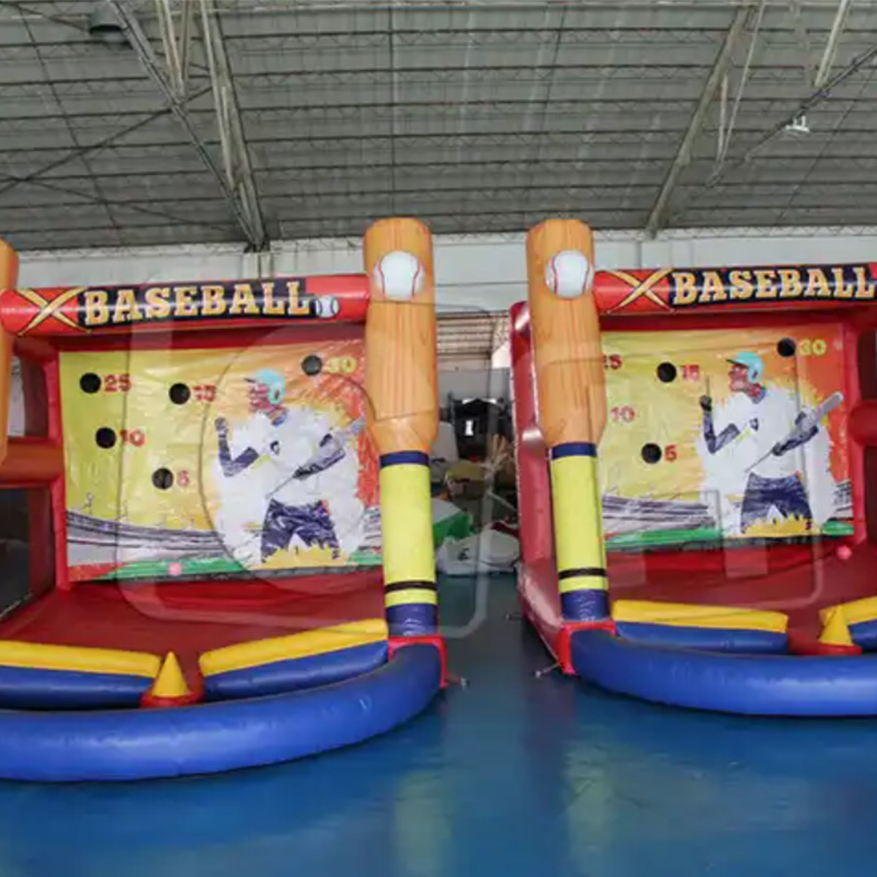 CH Single-Person Indoor Or Outdoor Inflatable Sport Game Custom Inflatable Baseball Goal Game Inflatable Baseball Game For Events