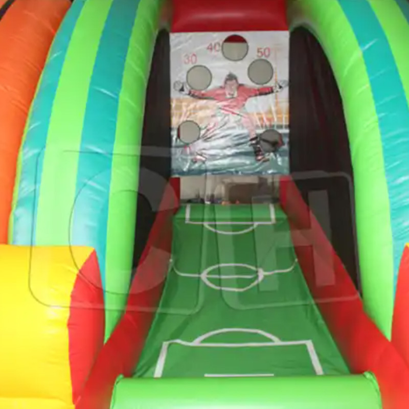 CH Fast Delivery Inflatable 3 In 1 Ball Game For Competition, Inflatable Football Game For Party