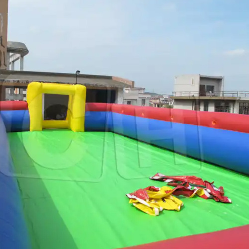 CH High Quality Customized Size Inflatable Football Field ,New Inflatable Soccer Filed Water Football Game For Adults