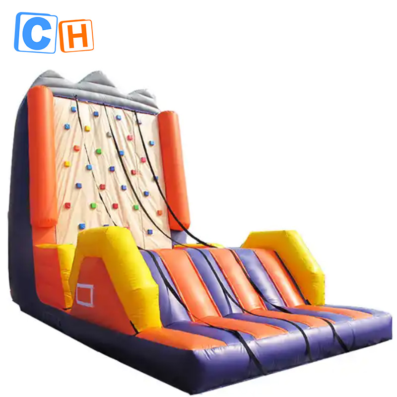 CH Customized Inflatable Climbing Walls Inflatable Rock Climb Wall Outdoor Inflatable Sport Game For Kids And Adults