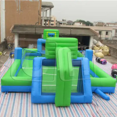 CH Fast Delivery Inflatable Football Field, Football Match Game With Soap For Adult