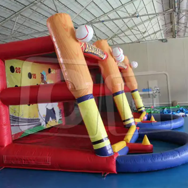 CH Single-Person Indoor Or Outdoor Inflatable Sport Game Custom Inflatable Baseball Goal Game Inflatable Baseball Game For Events