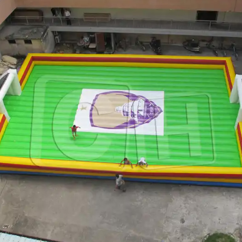 CH Games Inflatable Soap Football Field Inflatable Soccer Field Inflatable Football Field For Sale