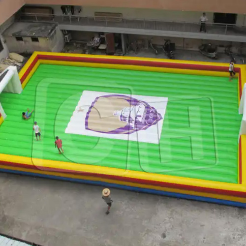 CH Games Inflatable Soap Football Field Inflatable Soccer Field Inflatable Football Field For Sale