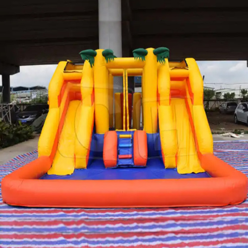 CH 2023 Customized Commercial Factory Price Outdoor Wholesale Inflatable Water Slide With Swimming Pool