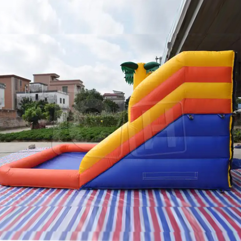 CH 2023 Customized Commercial Factory Price Outdoor Wholesale Inflatable Water Slide With Swimming Pool