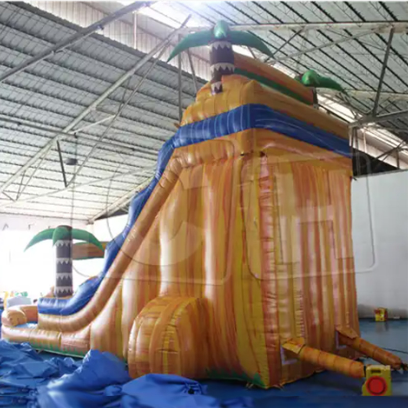 CH Commercial Colorful Theme Inflatable Water Slides Outdoor Inflatable Playground Water Slide PVC Inflatable Big Iumping Slide