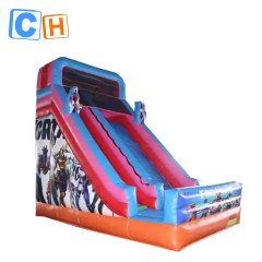 CH Hot Sale Commercial good quality Inflatable Bouncer Jumping Bouncy Castle with dual lane dry slide with obstacle course