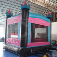 CH Popular Inflatable Black Color Bouncy House For Summer, Inflatable Moon Bounce Slide For Kids