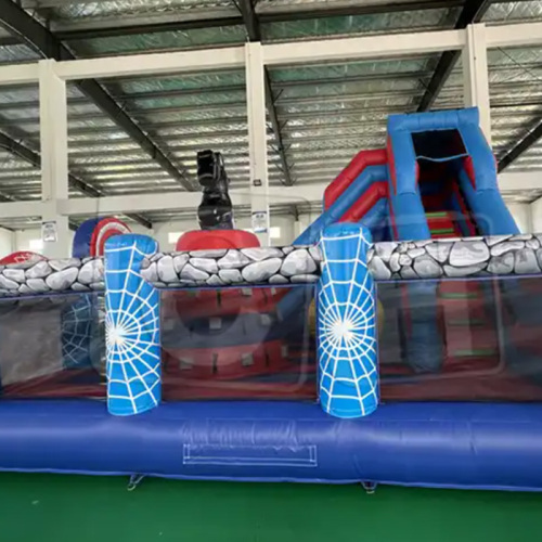 CH Commercial Inflatable Jumping Bouncer Dry Slide Play Equipment Fun City Inflatable Playground Bounce House Castle Combo For Kids