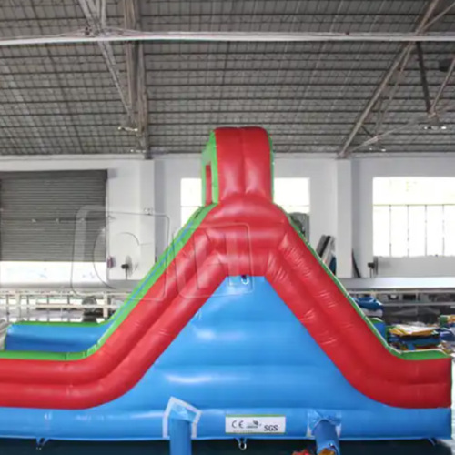 CH Commercial Good Quality Double Lane Inflatable Slide Inflatable Dry Slide With Double Climbing Ladder For Sale