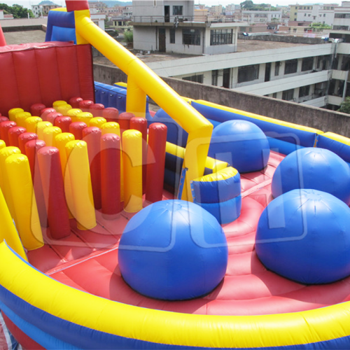 CH Large Ball Inflatable Obstacle Course For Sale,Inflatable Bouncy Obstacle For Adult