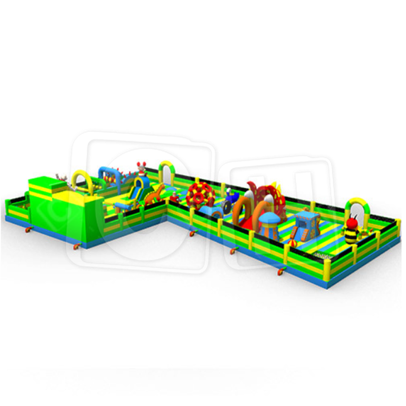 CH Giant Inflatable Amusement Park Jumping Fun Trampoline Inflatable Multi-Theme Park