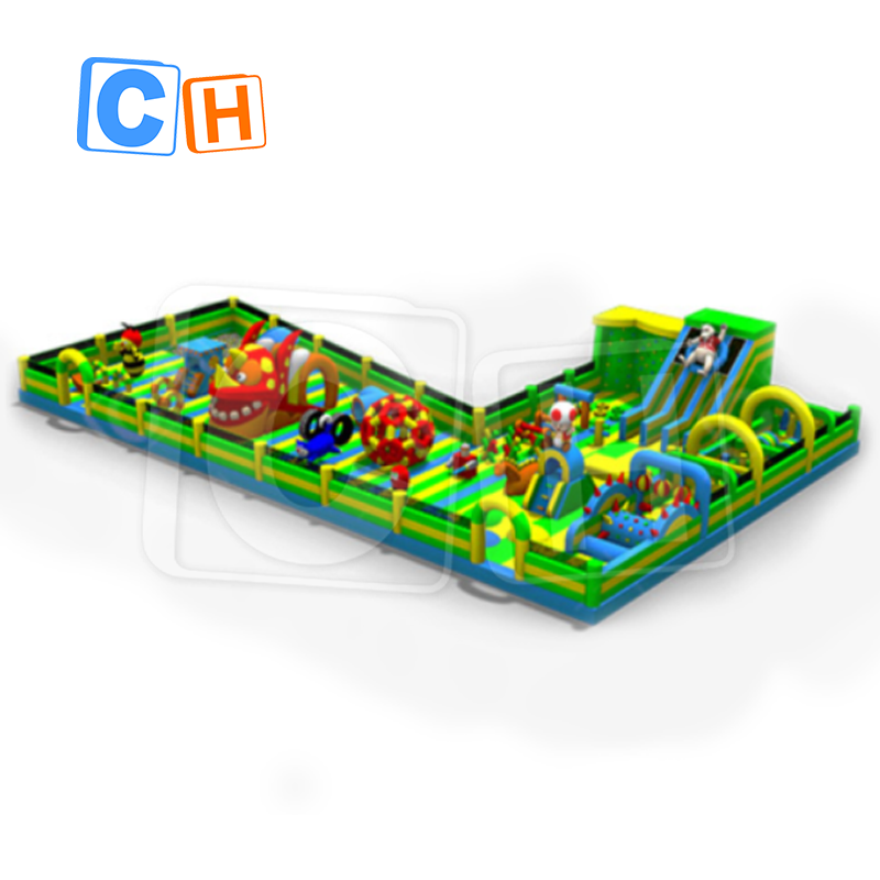 CH Giant Inflatable Amusement Park Jumping Fun Trampoline Inflatable Multi-Theme Park
